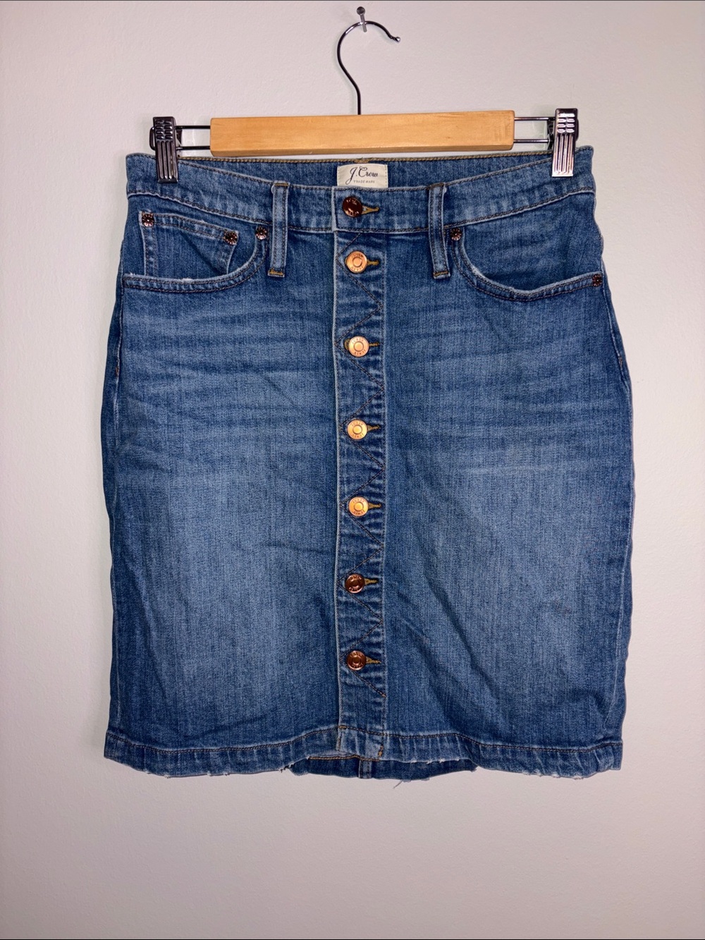 J Crew Jean Skirt